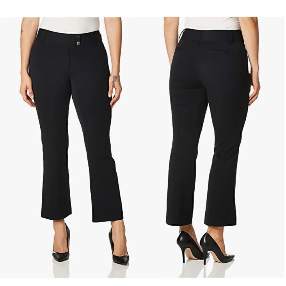 Rafaella Women's Curvy Fit Gabardine Dress Pants